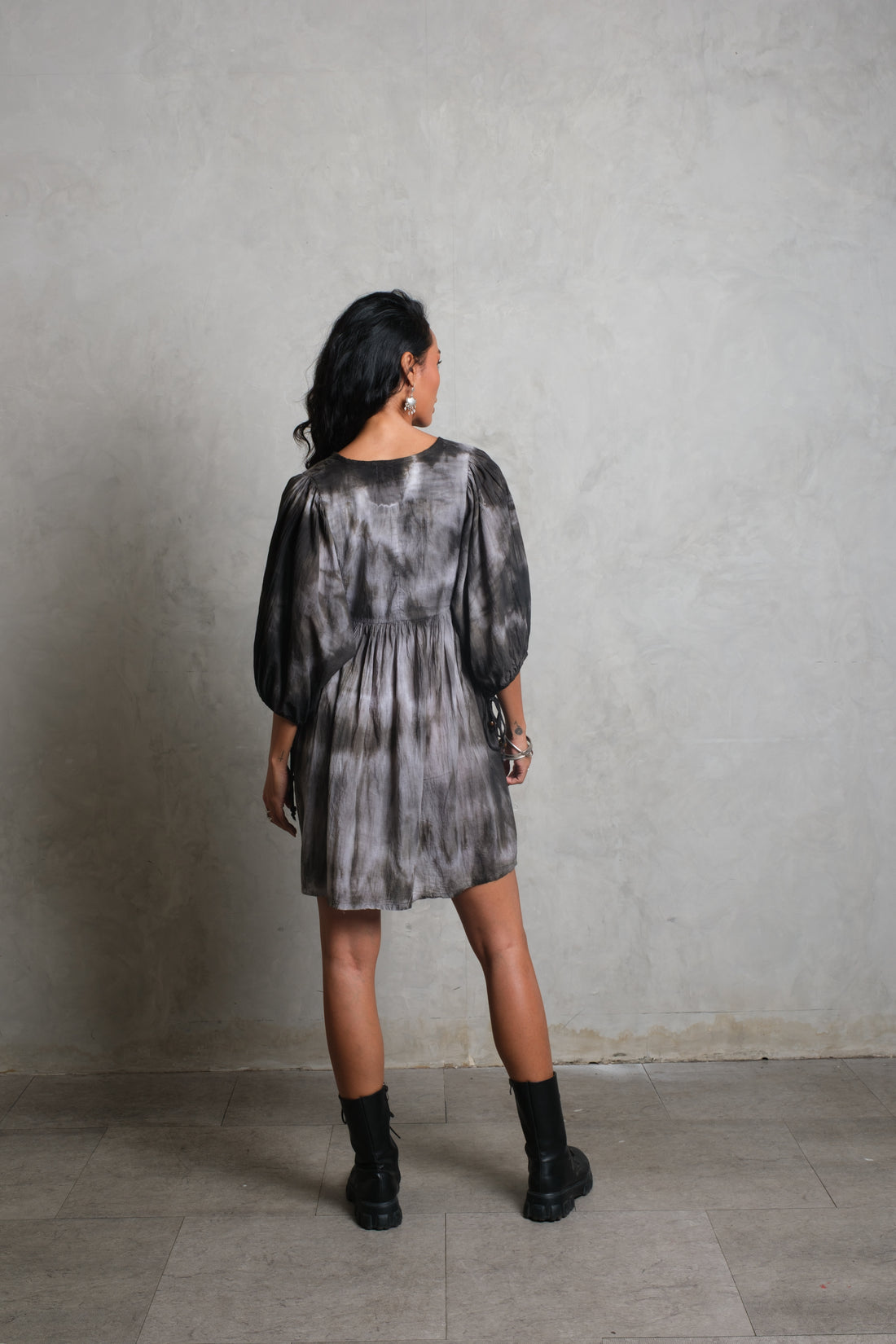 SAGE MINI DRESS smoke
