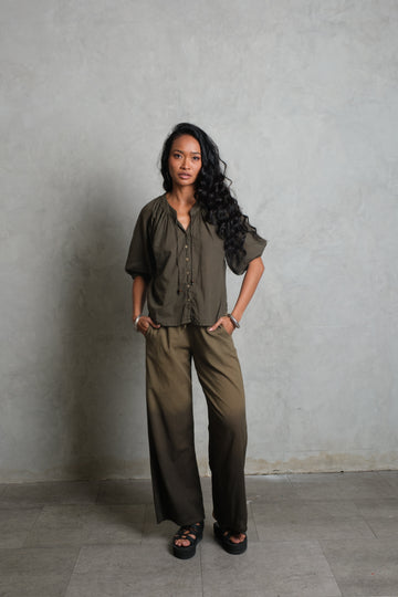 AKASHA TOP olive