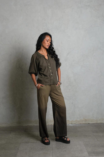 ZEST PANTS olive