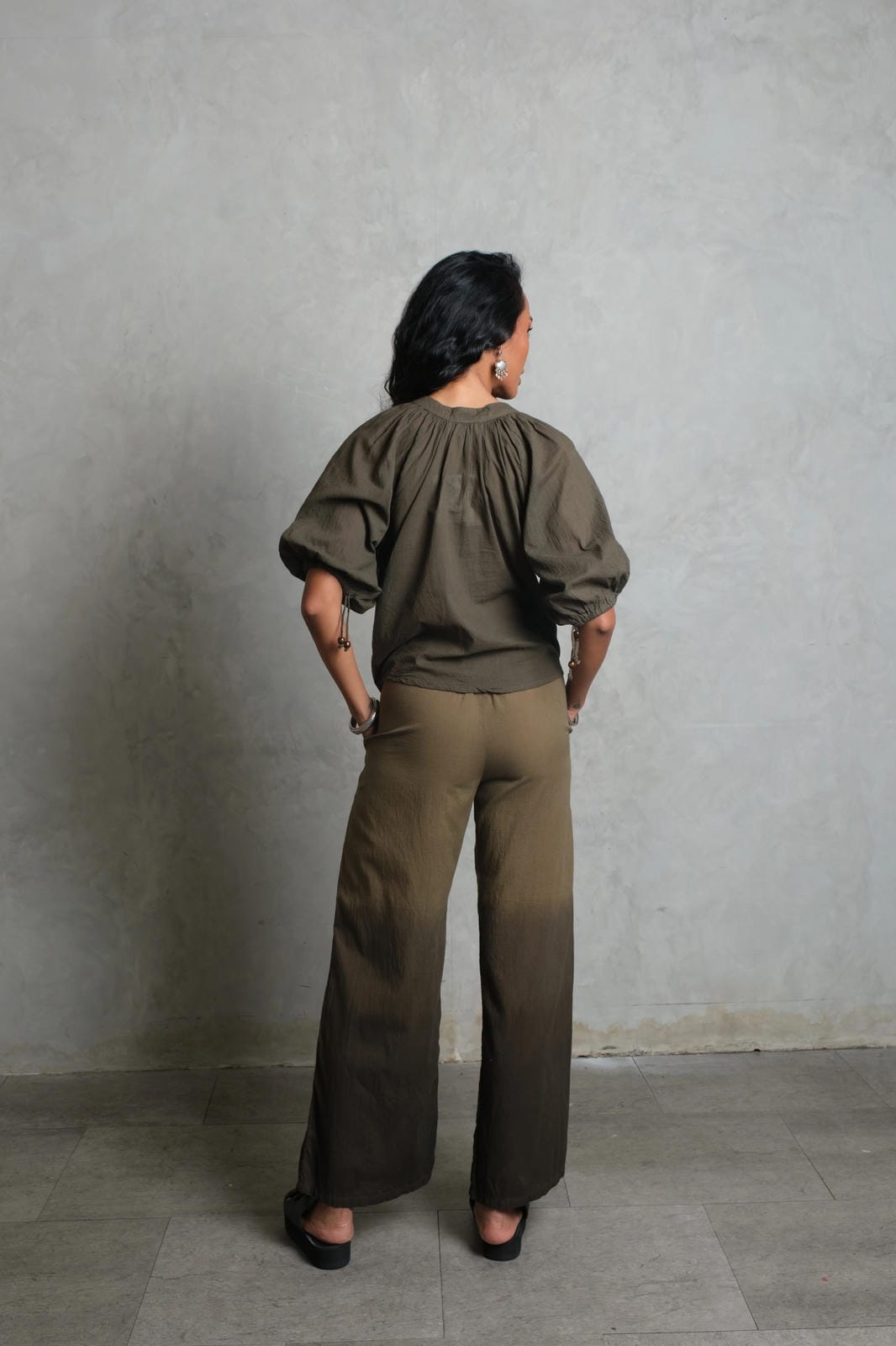 AKASHA TOP olive