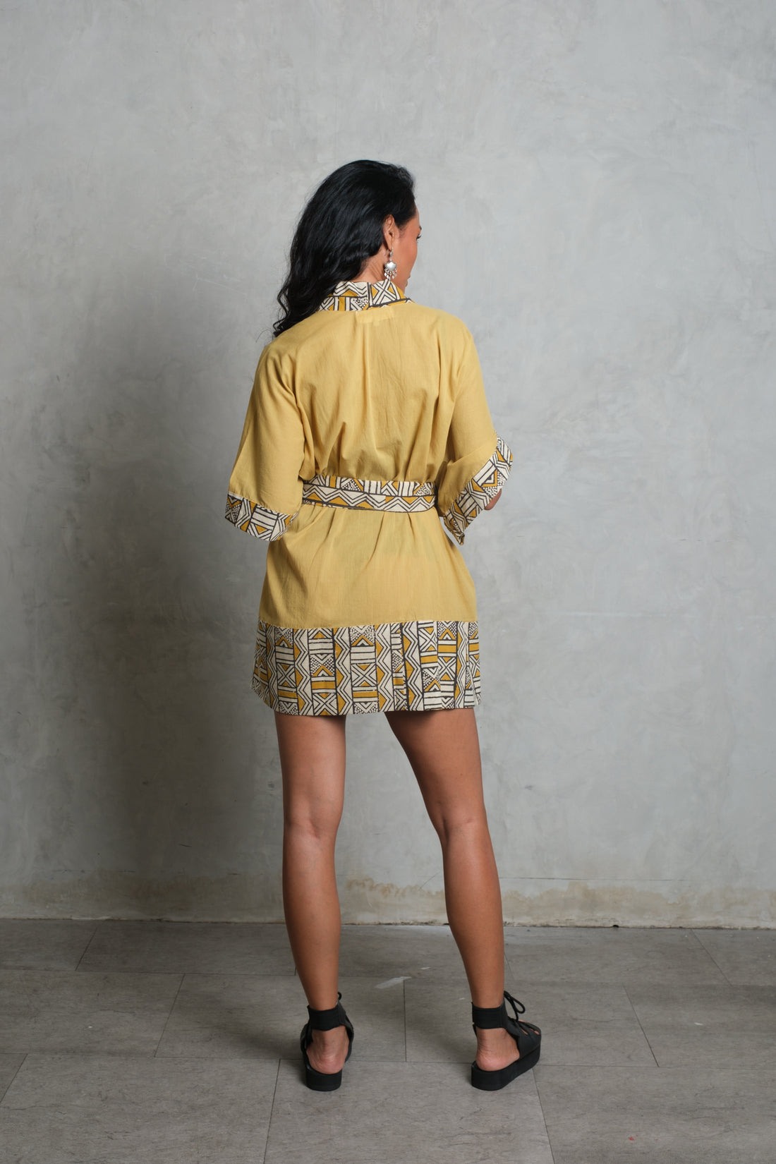 MAYA KIMONO saffron