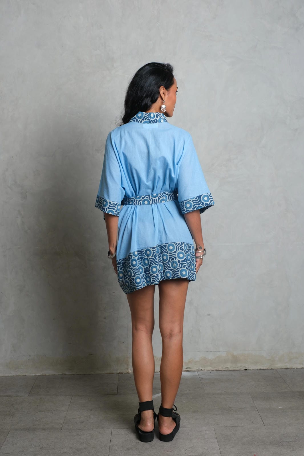 MAYA KIMONO azure