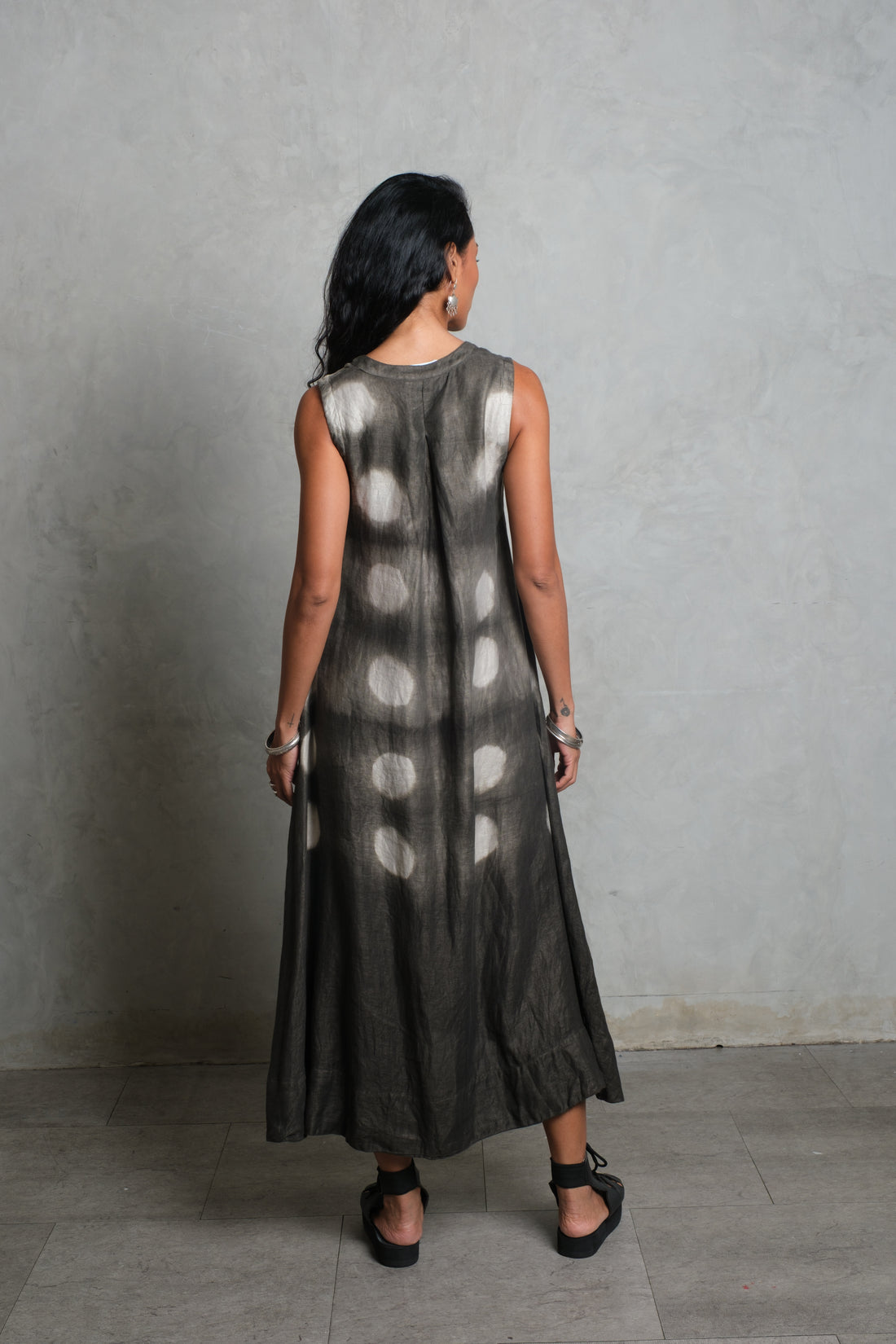 SURYA DRESS smoke tie dye