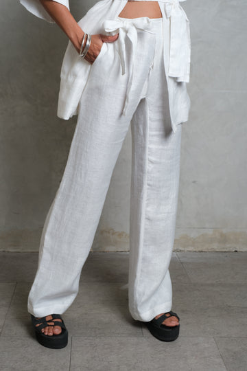 AMINA PANTS snow white
