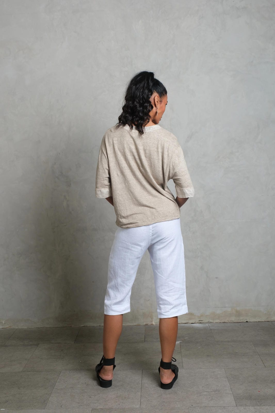 MELATI ¾ Pants snow white