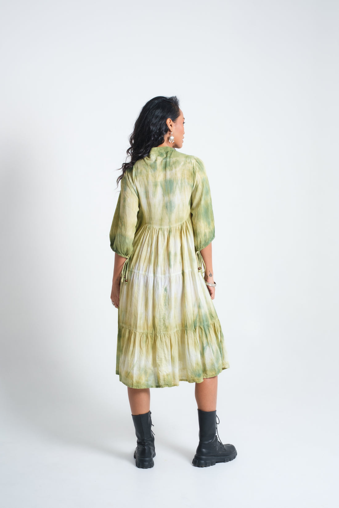 INDALI MAXI DRESS diopside tie dye