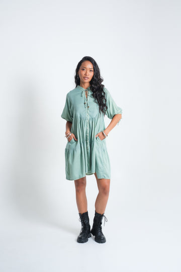 INDALI MIDI DRESS diopside